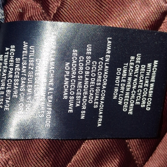 Tommy Hilfiger Faux Leather Jacket, Mens Sz XL Tall - Picture 8 of 8